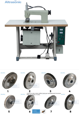 Máquina de costura ultrassônica do laço do rolo customizável 2800 watts